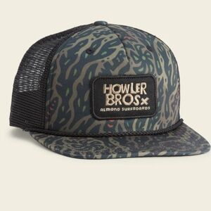 Howler X Almond Camo Rope SnapBack Trucker